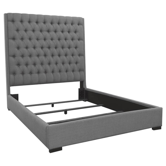 Camille - Upholstered Panel Bed