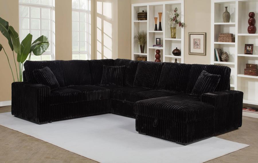 Devonshire - Sleeper Sectional Sofa Storage Chaise