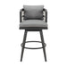 Zella - Outdoor Patio Swivel Counter Stool Set