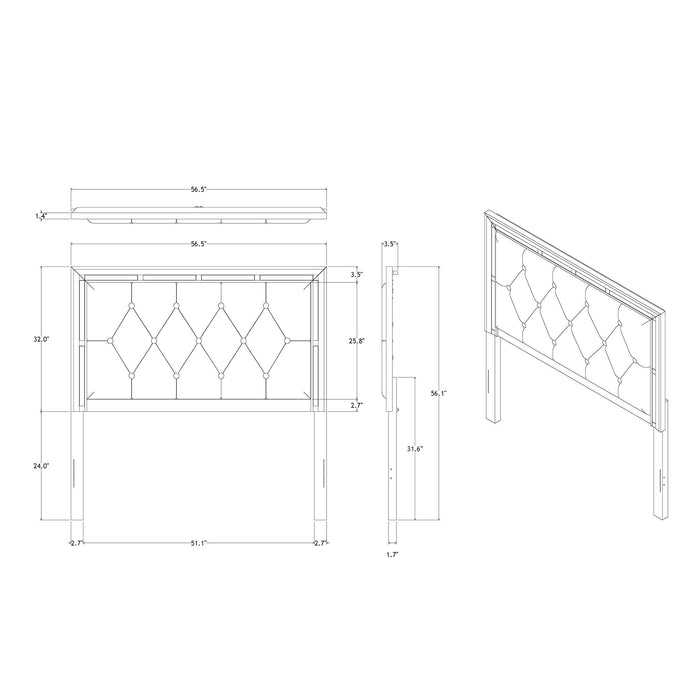 Chloe - Bed Gemstone