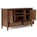 Warm Shaker - Transitional Style TV Media Stand