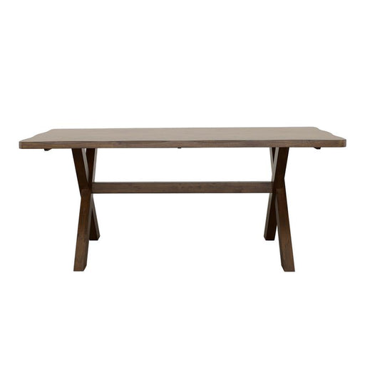 Alston - X-Shaped Dining Table - Knotty Nutmeg Sacramento Furniture Store Furniture store in Sacramento