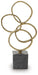 Wellcott - Sculpture - Gold Finish / Black