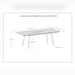 Beachside - Outdoor Extendable Dining Table - Light Teak