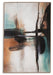 Brunonia - Wall Art - Teal / Orange / Black