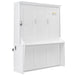 Murphy Bed With Desk, LED Lights And USB Charging Station