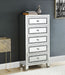 Noralie - Cabinet - Mirrored, Faux Diamonds