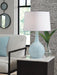 Rylanton - Glass Table Lamp - Aqua