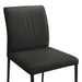 Meriam - Full Back Top Grain Leather Upholstered Metal Dining Chairs (Set of 2)