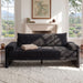 Upholstered 3 Seater Sofa With Wide Armrests