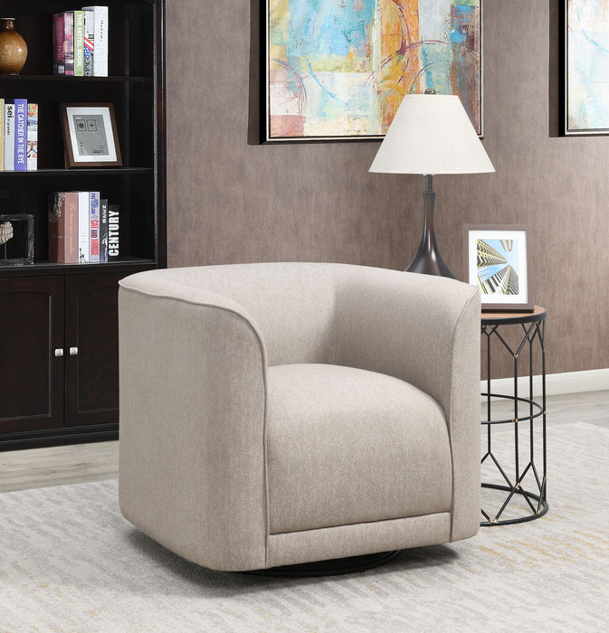 Brella - Swivel Accent Chair - Tan