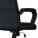 Brewer - Swivel Office Chair - Distressed Blue