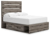Graystorm - Panel Storage Bed