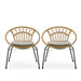 Banya - Chair (Set of 2) - Light Brown