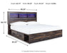 Drystan - Panel Bookcase Bed
