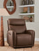 Pincara - Power AutoGlide Recliner With Audio System - Umber