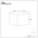 Zelma - Square Woven Outdoor / Indoor Pouf - Cream / Natural
