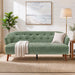 3 Seater Tufted Upholstered Couch Comfy Living Room Sofa