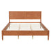 Classic Platform Bed Frame With Panel Headboard