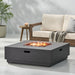 Modern Square Fire Pit With 50, 000 Btu
