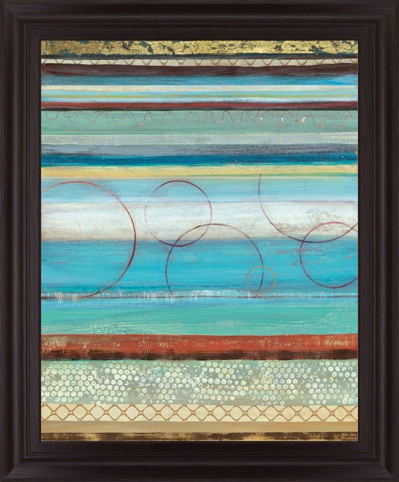 Azure Rhythm - 28" x 34" Framed Wall Art