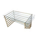 Shona - Writing Desk - Clear Glass Top & Antique Gold