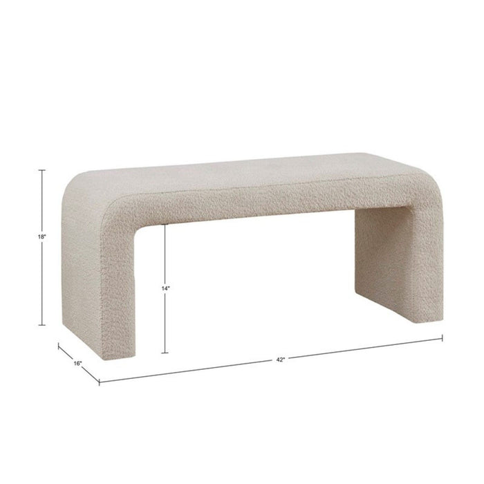 Waterfall Bench - Beige