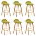 Vera - Upholstered Wood Counter Height Barstool