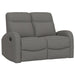 Manual Reclining Loveseat With Dual Seating Support For Living Room