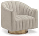 Penzlin - Swivel Accent Chair - Pearl