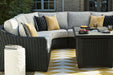 Beachcroft - 3-Piece Outdoor Sectional - Black