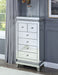 Lotus - Cabinet - Mirrored, Faux Ice Cube Crystals