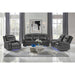 Ian - Power Recliner With Welt And LED Lighting - Charcoal