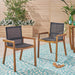 Belfast - Dining Chair With Acacia Wood Frame And Seating (Set of 2)