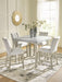 Larawyn - 5 Pc. - Counter Height Dining Table And 4 Barstools - Bisque