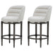 Eunice - Faux Leather Upholstered Swivel Counter Height Barstool