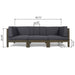 Oana - 3 Piece Sofa Set With Water Resistant Cushions