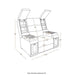 Sinai - Power Recliner With Dual Adjustment - Black