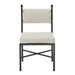 Leni - Outdoor Side Chair With Cushions And Powder Coated Aluminum Frame (Set of 2) - Moonveil / Warm Gray