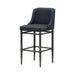 Marvin - Steel Frame Faux Leather Upholstered Bar Height Barstool
