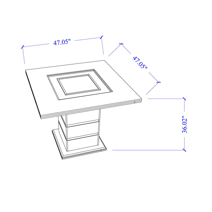 Ariya - 5 Pieces Bar Table And Bar Stool Set