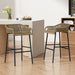 La Push - Outdoor Rope Barstool (Set of 2) - Black / Brown
