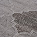 Guros - 6' X 9' Trellis Indoor / Outdoor Area Rug - White / Gray