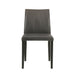 Velena - Full Back Top Grain Leather Upholstered Wood Dining Chairs (Set of 2) - Cola