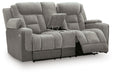 Mixed Motion - Power Reclining Loveseat With Console / Adjustable Headrest