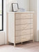 Cadmori - Five Drawer Wide Chest - Two-Tone