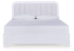 Jarlee - 4 Pc. - King Panel Bed, Dresser, Mirror And Nightstand - White