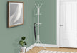 Coat Rack, Hall Tree, Free Standing, Hanging Bar, 6 Hooks, Entryway, Contemporary & Modern