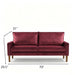 Upholstered Loveseat Sofa, 2 Seater Couch For Living Room Apartment