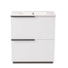 Fluted Bathroom Vanity With Ceramic Sink, Soft Close Slides